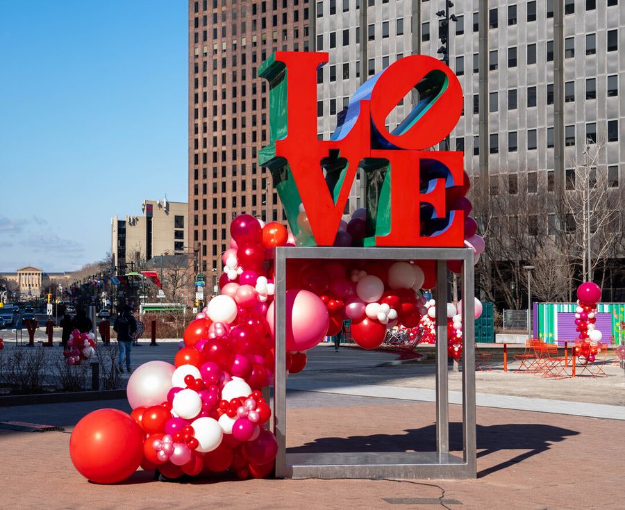 Valentine's Day at Love Park