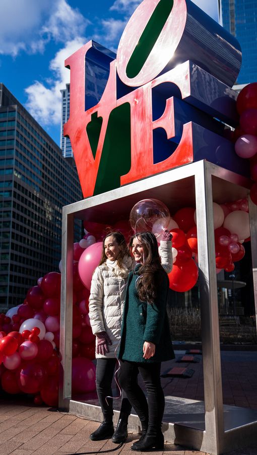 Valentine's Day at Love Park