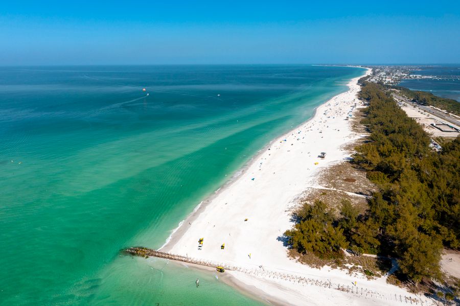 Longboat Key pass aerials