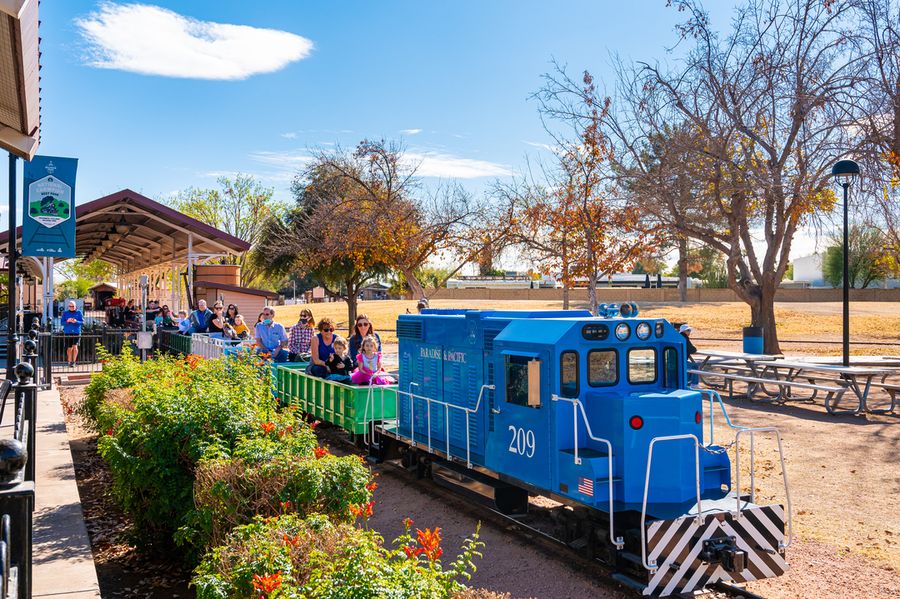 McCormick Stillman Railroad Park Holiday Lights, Scottsdale_credit An Pham