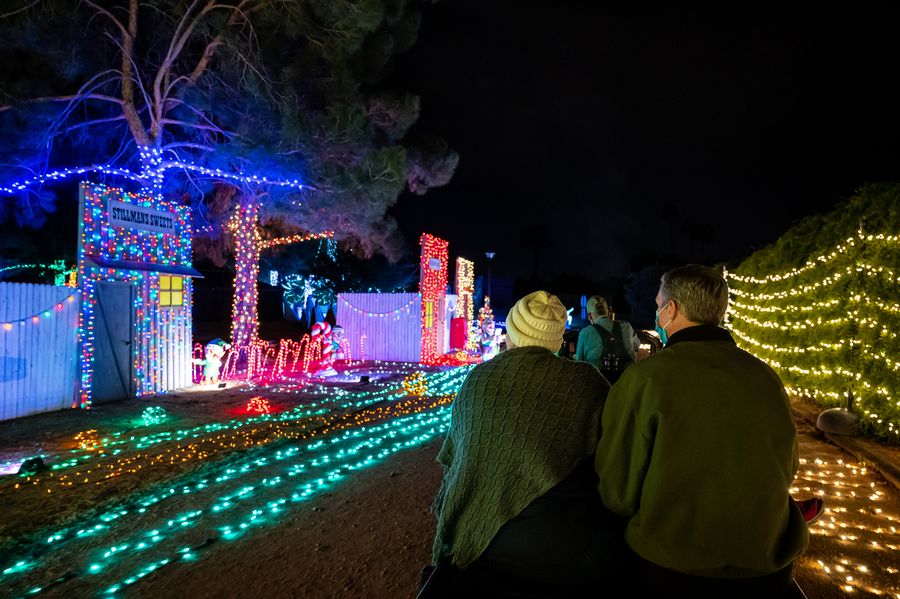 McCormick Stillman Railroad Park Holiday Lights, Scottsdale_credit An Pham