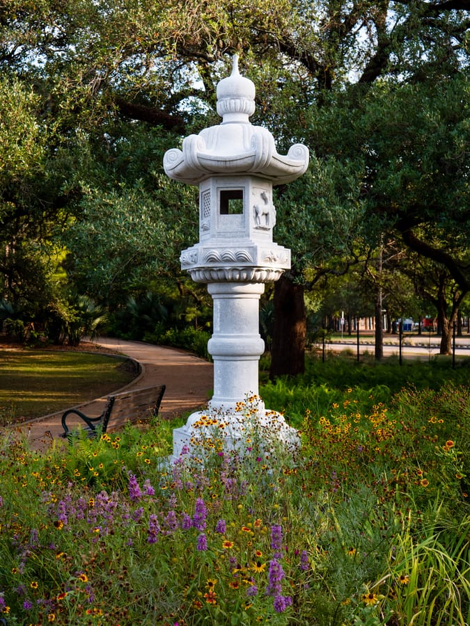 McGovern_Centennial_Gardens_Pagoda_Statue