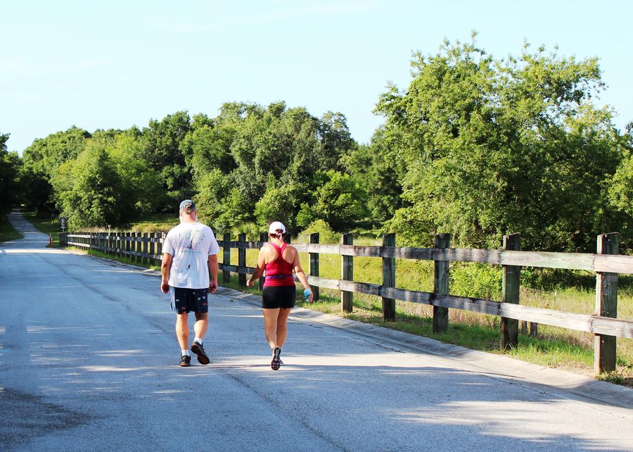 Walkers on the Withlacoochee State Trail