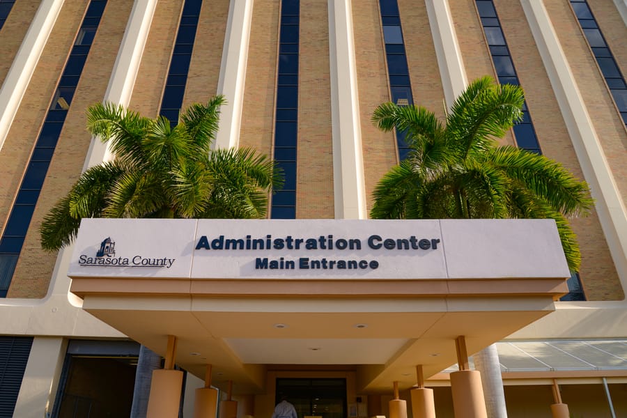 Administration Center Entrance