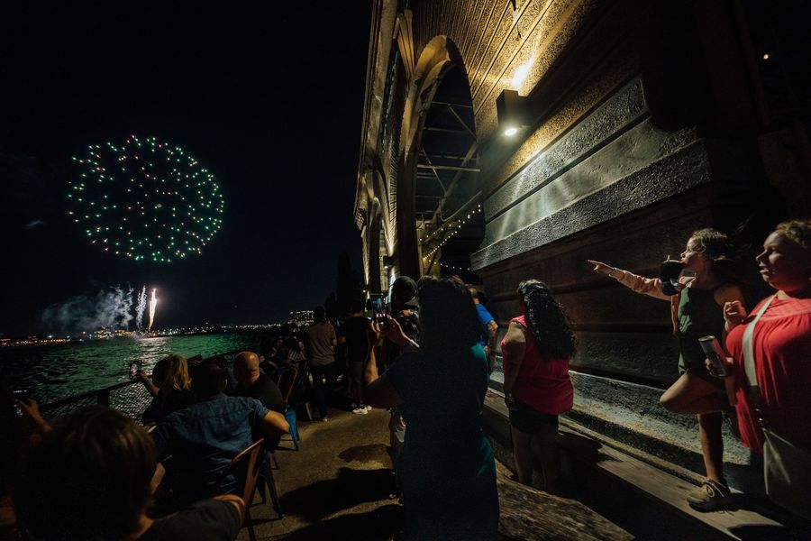 Fireworks July 1st Delaware River