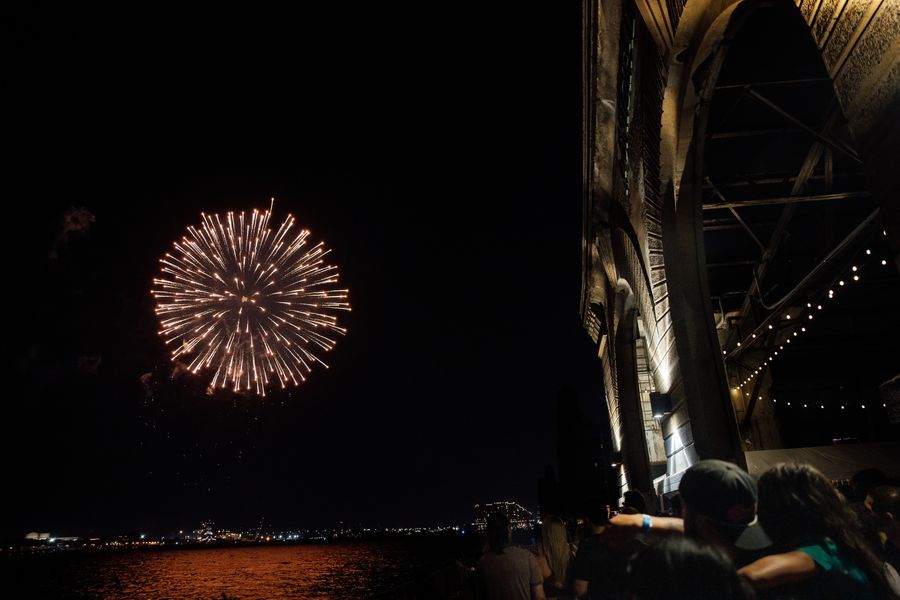 Fireworks July 1st Delaware River