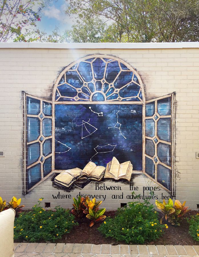 Brooksville Winow Mural tall