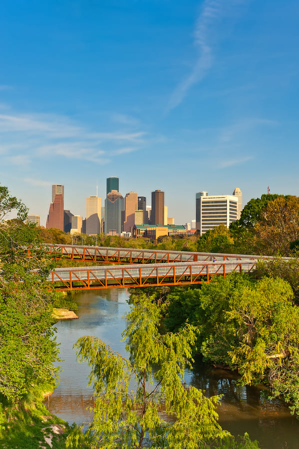 Buffalo Bayou Park Rosemont Bridge 2