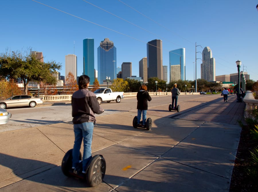 Sabine Street Bridge Skyline 1