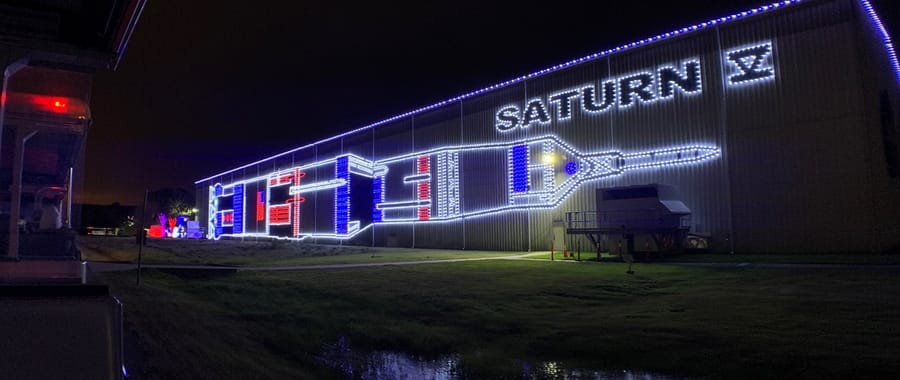 Space Center Houston Lights