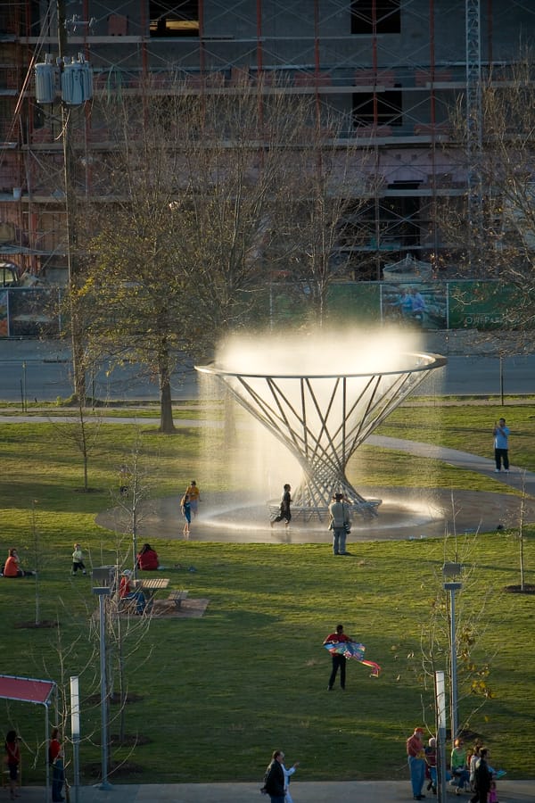 Discovery Green Fountain