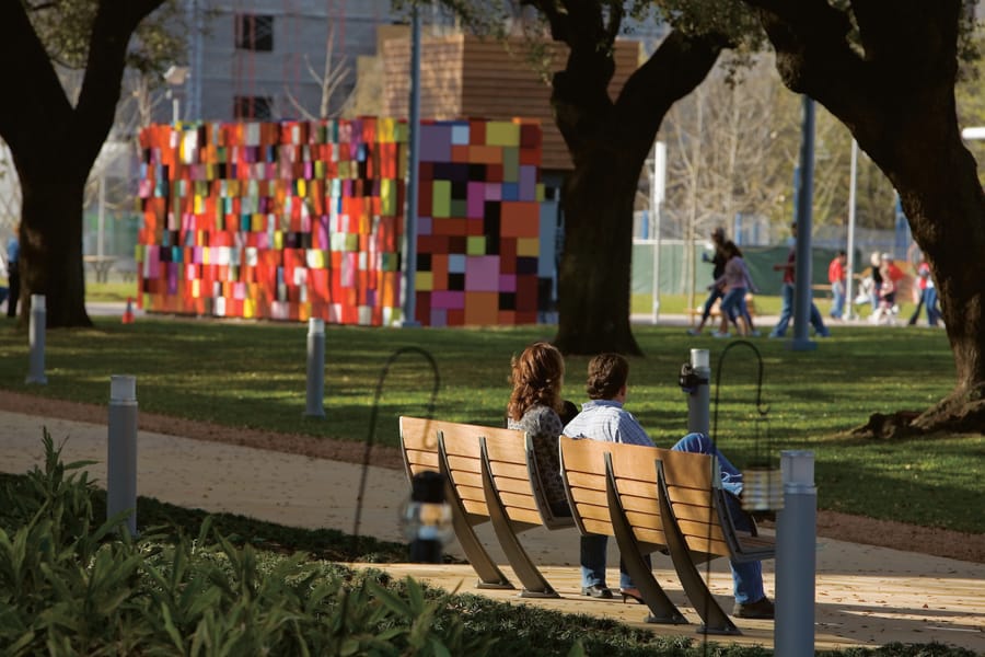 Discovery Green Benches