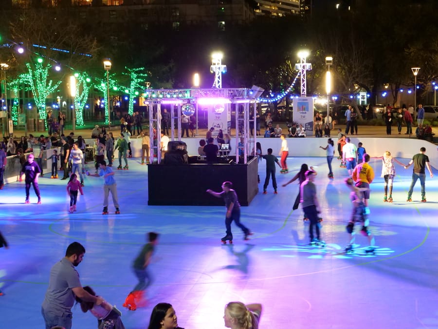 Discovery Green Roller Rink 1