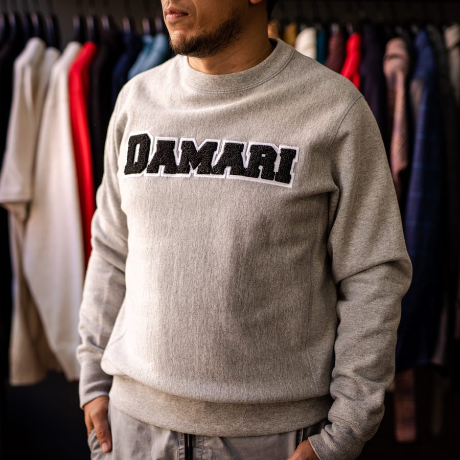 DAMARI GREY CREW NECK