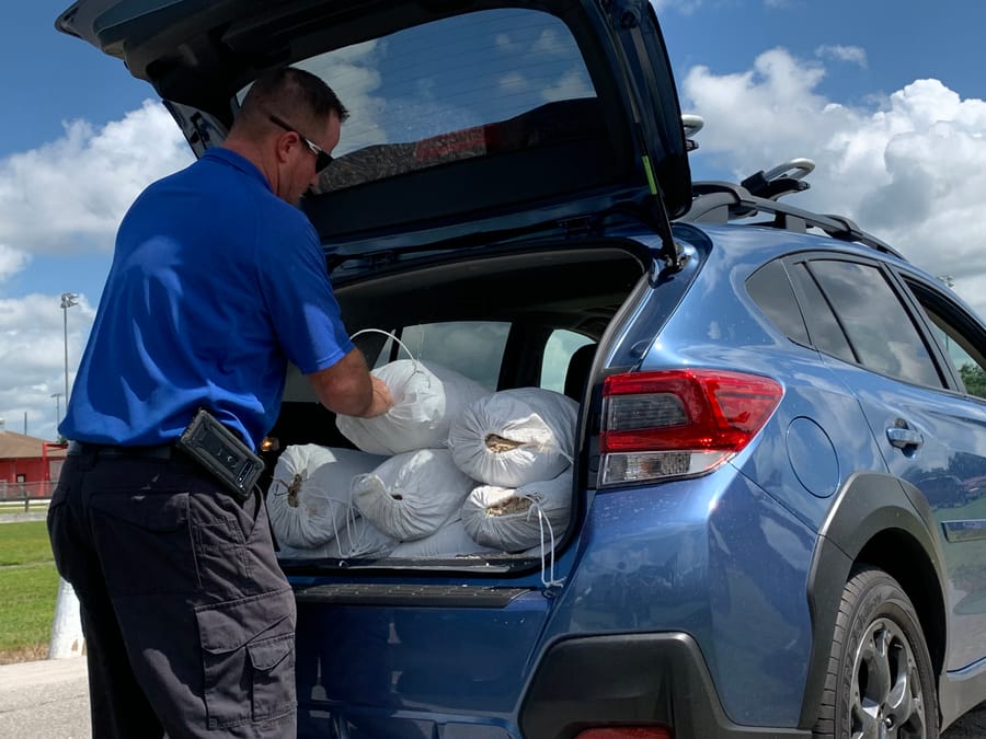 Sandbags - Hurricane Ian