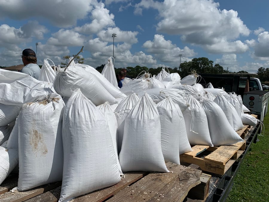 Sandbags - Hurricane Ian