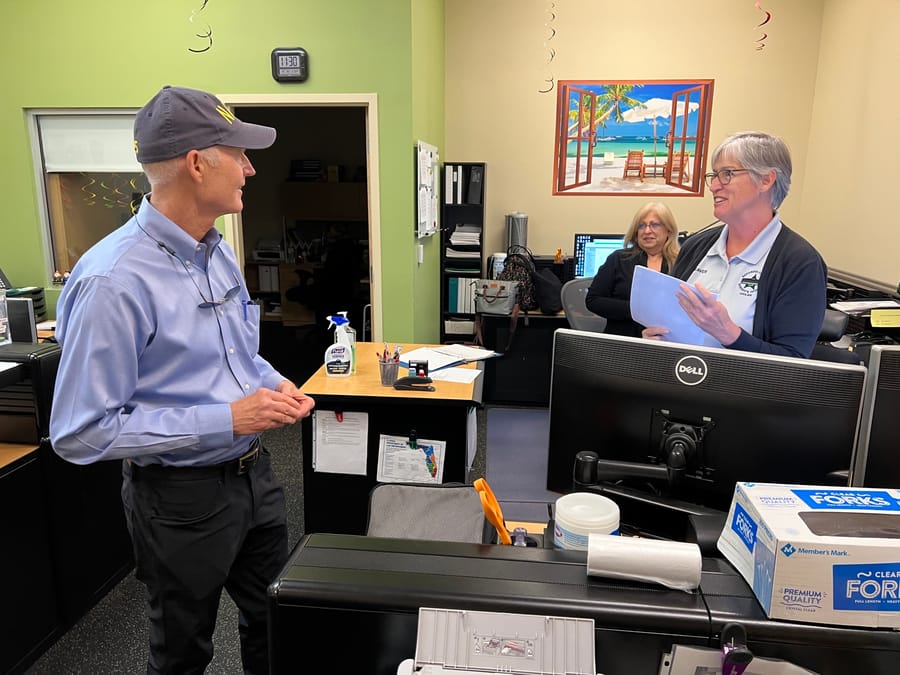 Senator Rick Scott Visit