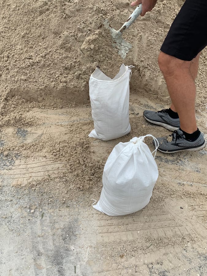 Sandbags - Hurricane Ian