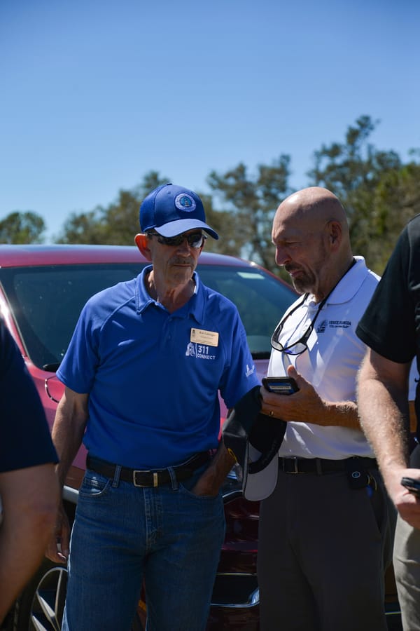Governor Ron DeSantis visit - Hurricane Ian