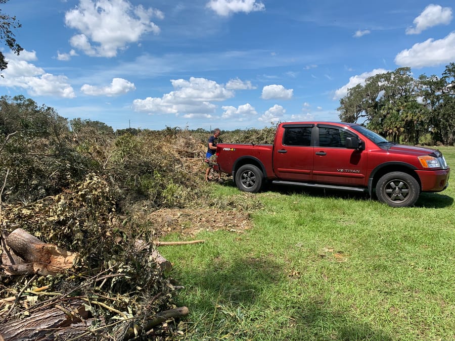Hurricane Ian Debris - Rothenbach Park