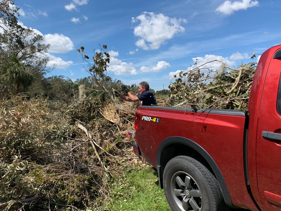 Hurricane Ian Debris - Rothenbach Park