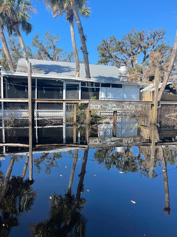 Hurricane Ian - Snook Haven