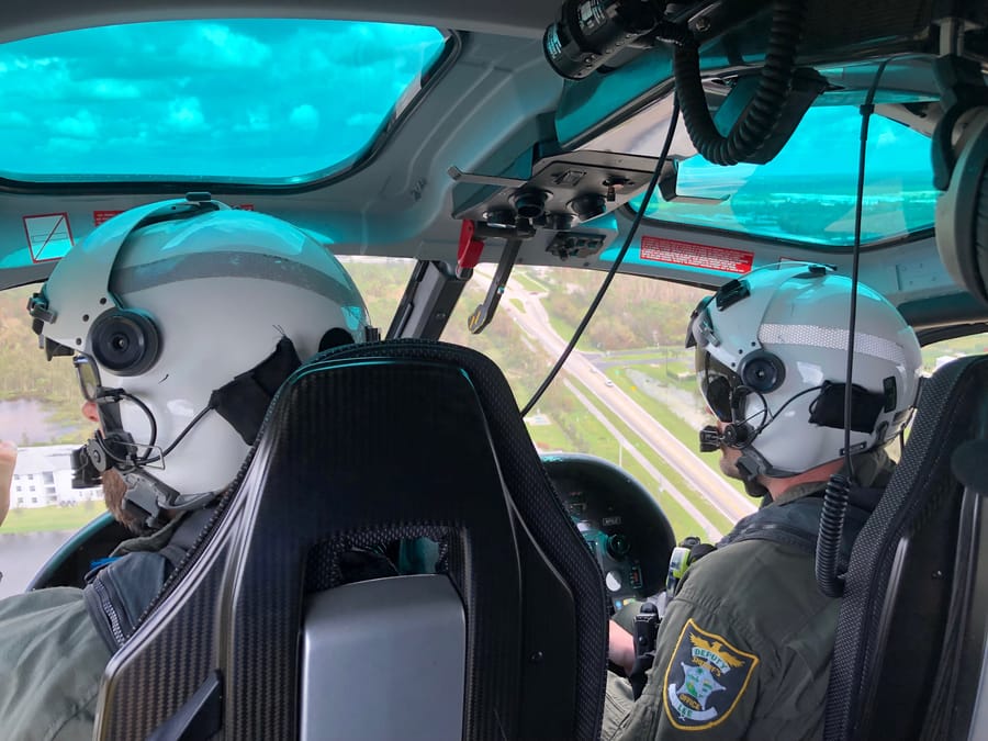 Ian - helicopter surveying
