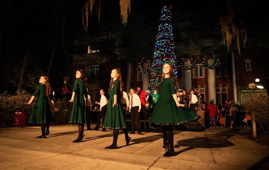 Christmas Tree Lighting Performance