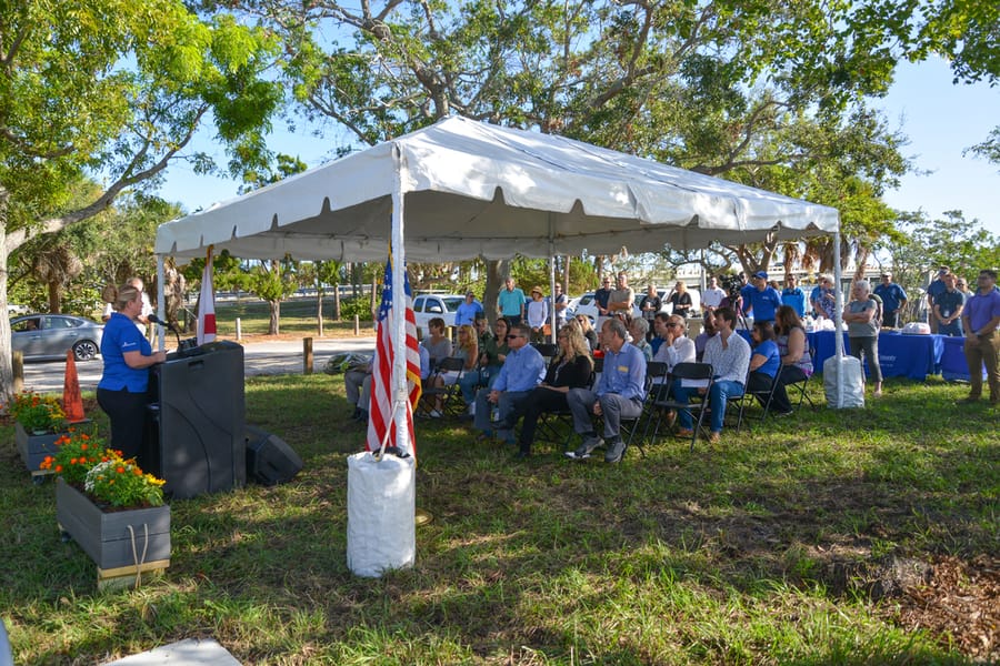 Nora Patterson/Bay Island Park Restroom Ribbon Cutting