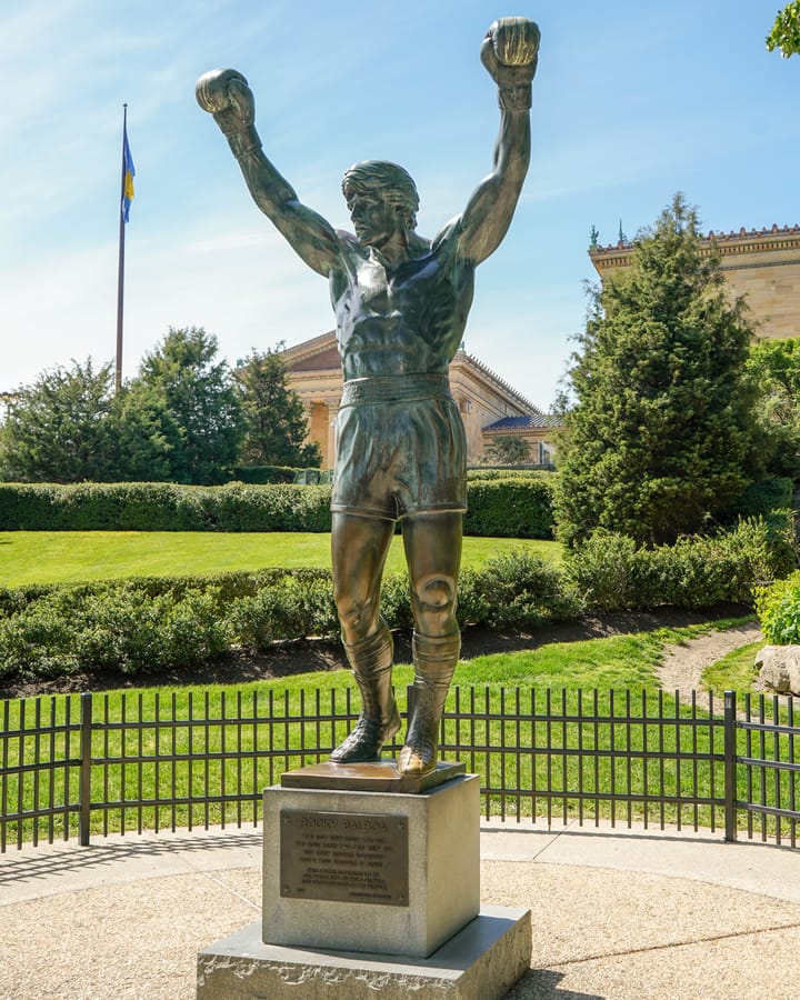 Rocky Statue