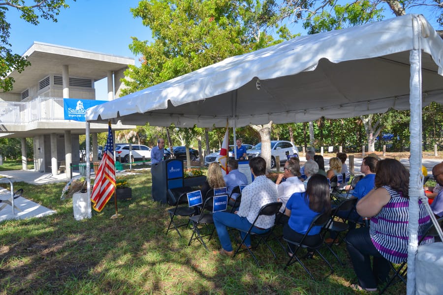 Nora Patterson/Bay Island Park Restroom Ribbon Cutting