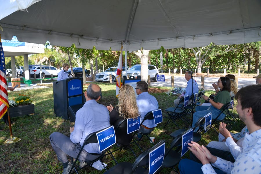 Nora Patterson/Bay Island Park Restroom Ribbon Cutting