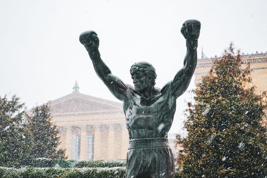 Rocky Statue