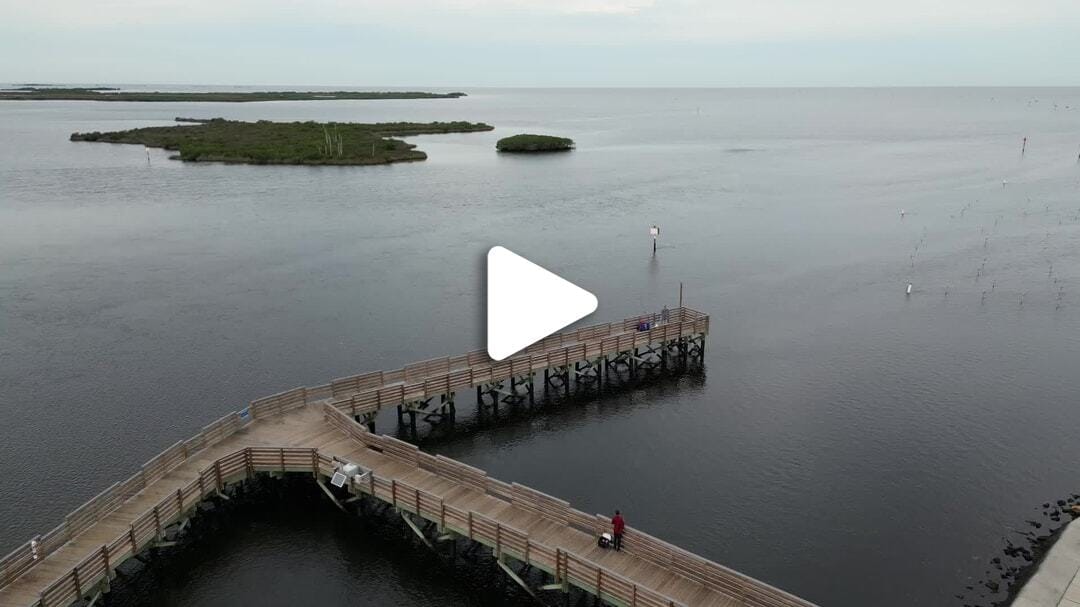 Bayport Park Pier Drone B-Roll 2022