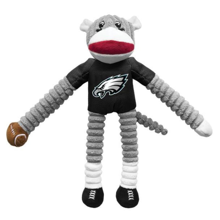 Ham and Bone - Eagles Sock Monkey Dog Toy