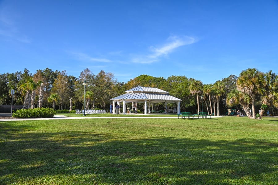 Phillippi Estate Park gazebo wedding