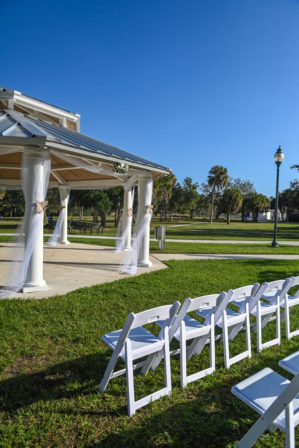 Phillippi Estate Park gazebo wedding