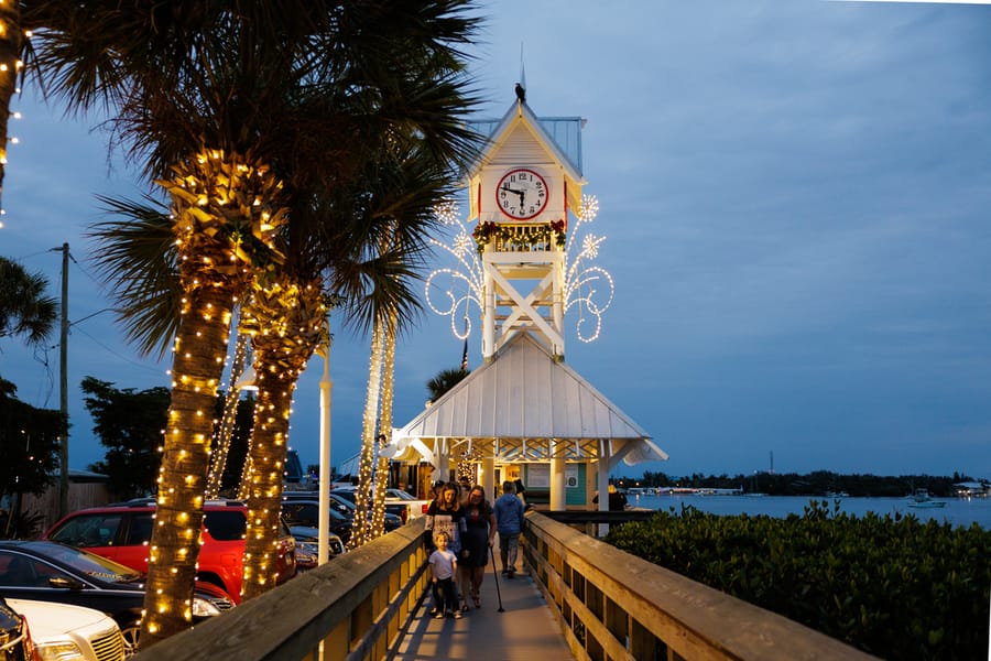 Christmas on Bridge Street Anna Maria Island