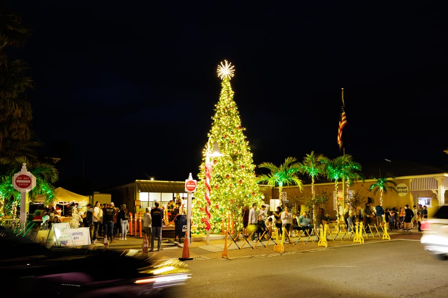 Christmas on Bridge Street Anna Maria Island