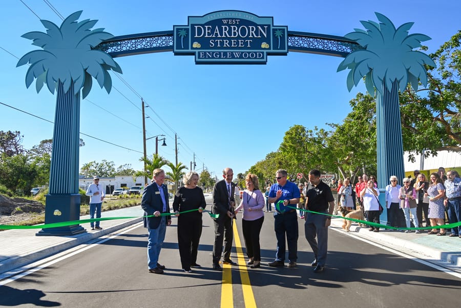 W. Dearborn Street Ribbon-Cutting