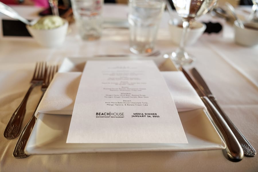Beach House Media Dinner 1.26.23