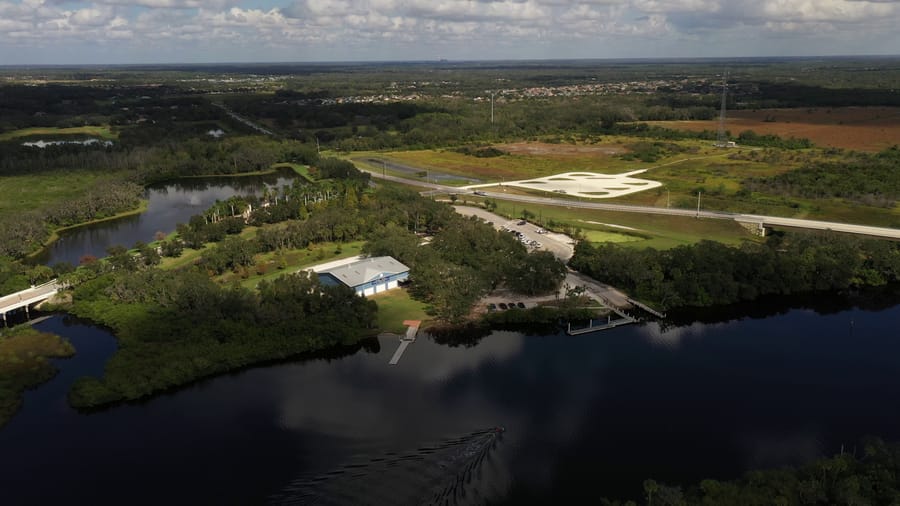 Ft. Hamer Rowing Aerial