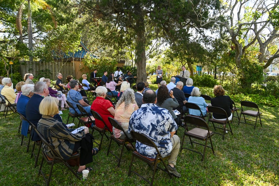 Sarasota Garden Club Historical Marker Dedication