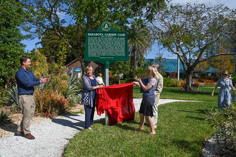 Sarasota Garden Club Historical Marker Dedication