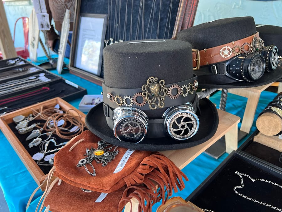 Steampunk Hats & Jewelry