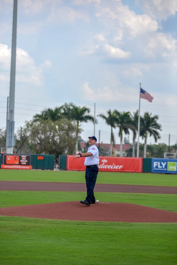 SCFD first pitch