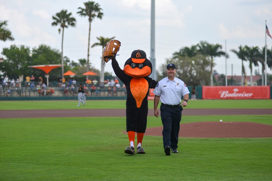 SCFD first pitch