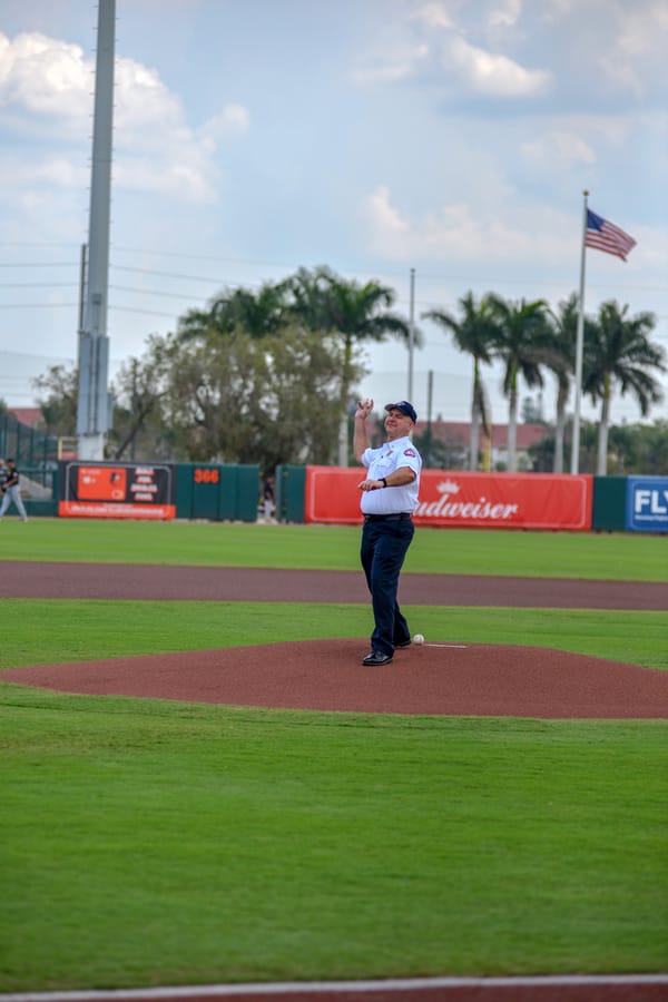 SCFD first pitch
