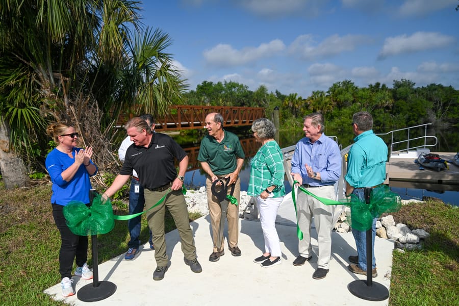 Deer Prairie Creek Improvements Ribbon-Cutting