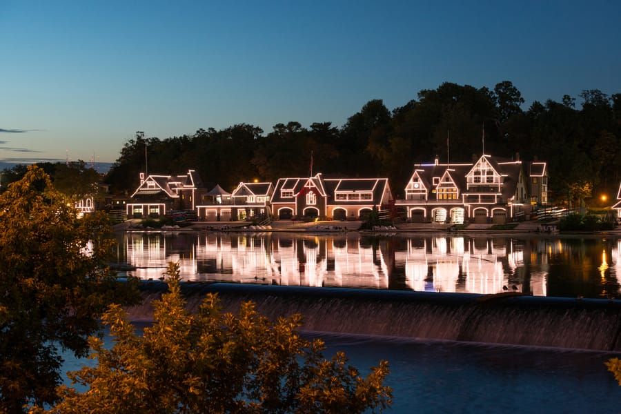 Boathouse Row photo credit Scott Spitzer for PHLCVB